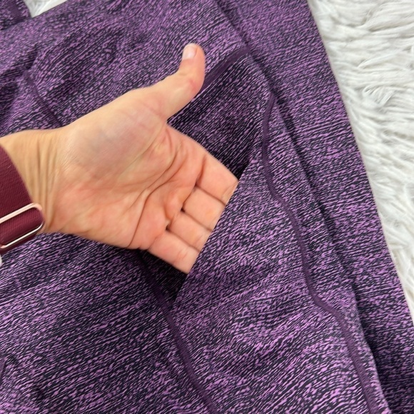 Lululemon Fast & Free 7/8 Tight II (Nulux 25") Salt Dark Mystic Black - Picture 4 of 7